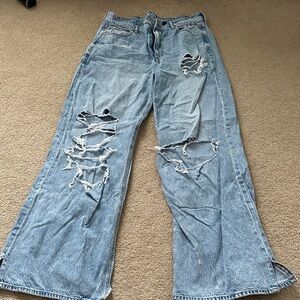 American Eagle baggy wide leg jeans
